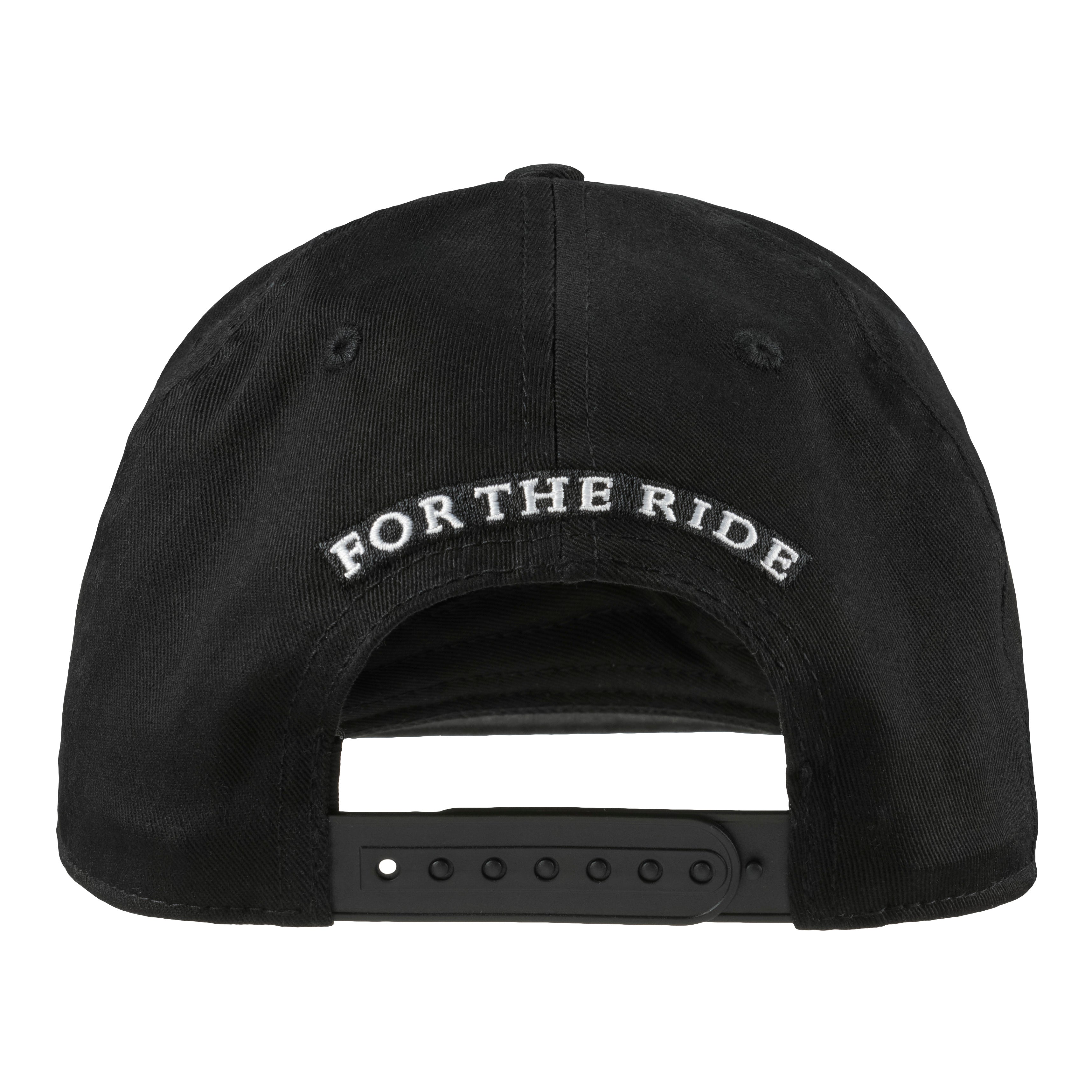 Triumph Racing Flat Peak Baseball Cap Black