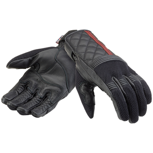 Triumph Mens Sulby Mesh Gloves Black & Red