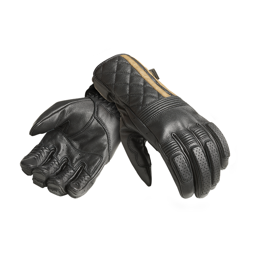 Triumph Mens Sulby Gloves Black & Gold