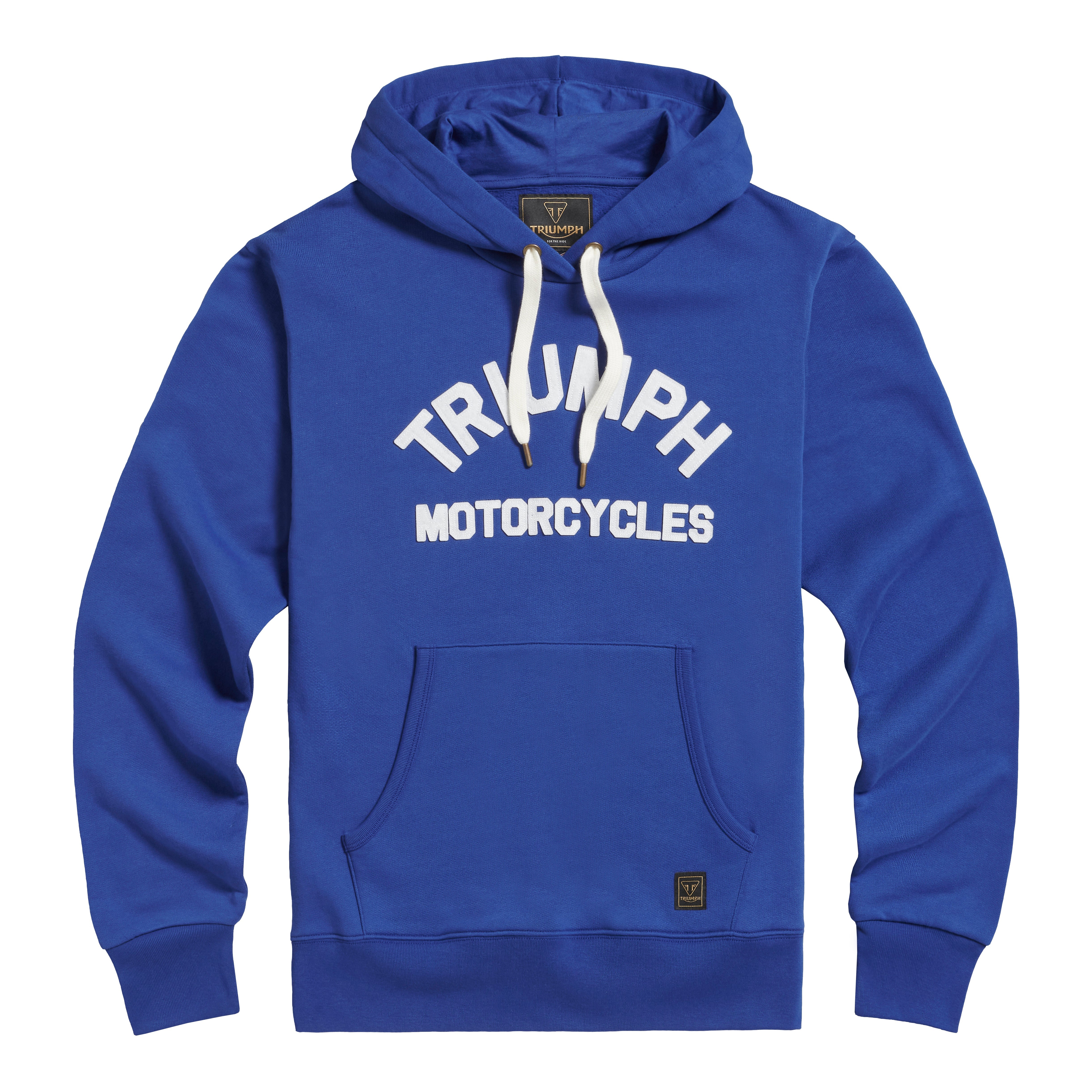 Triumph Mens Carrick Blue & Bone Hoodie