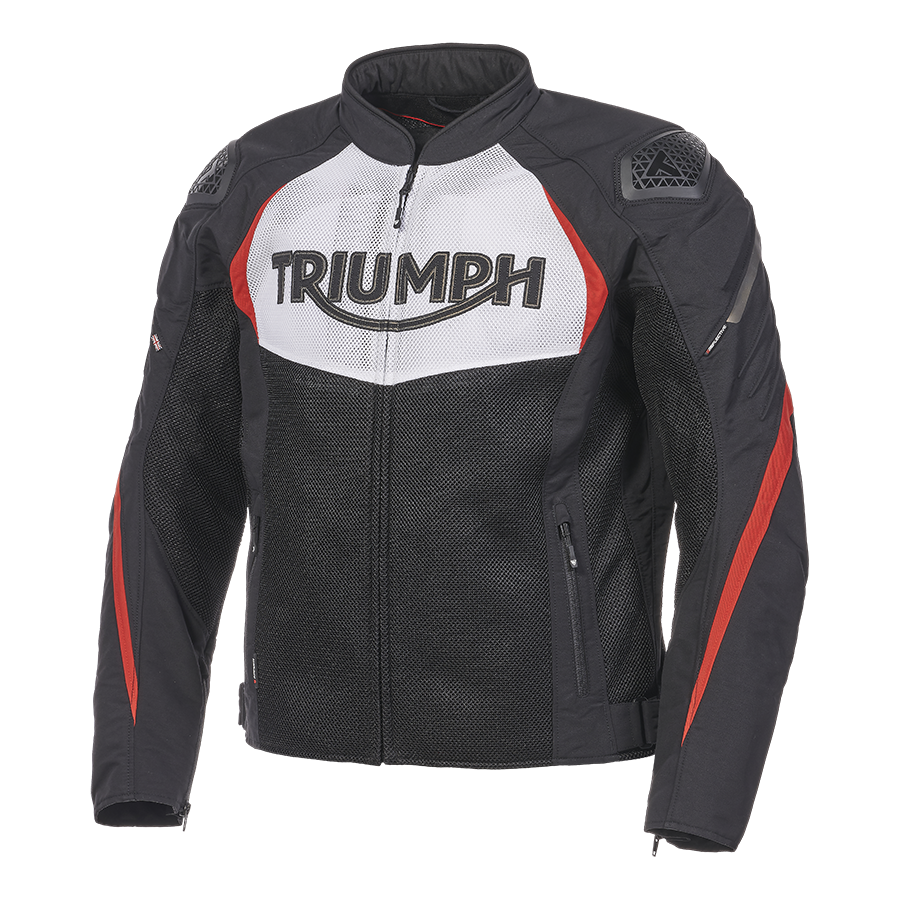 Triumph Triple Sports Mesh Jacket Black / White / Red