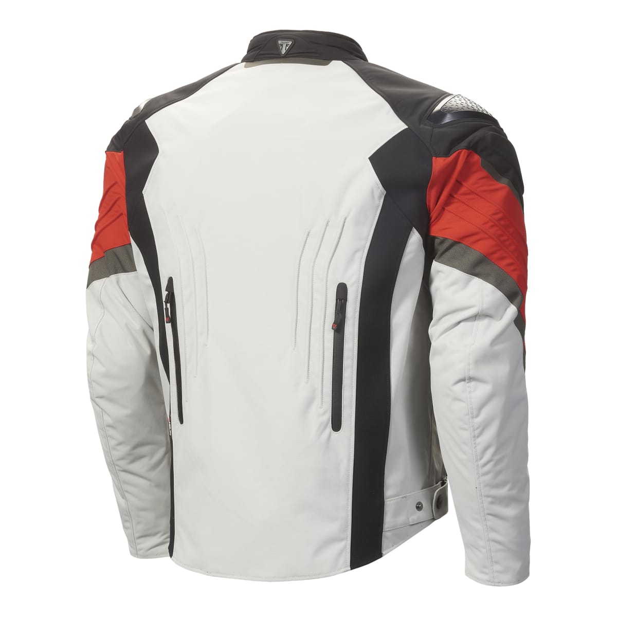 Triumph Mens Triple Sports Tri Tech Jacket Black / Grey / Red