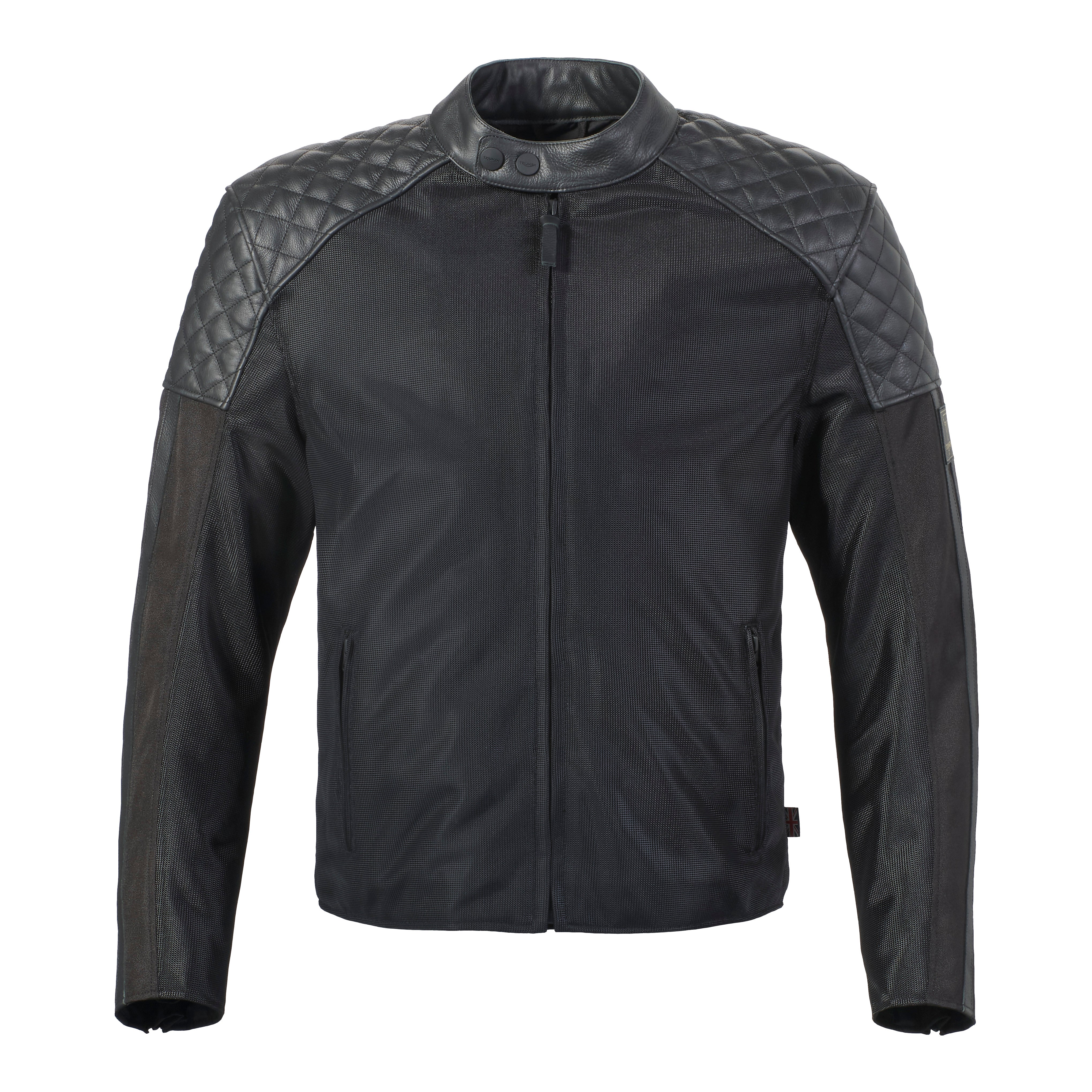 Triumph Mens Braddan Mesh 2 Jacket Black