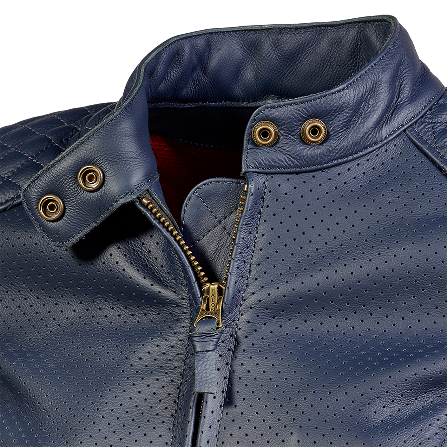 Triumph Ladies Braddan Air Race Jacket Blue