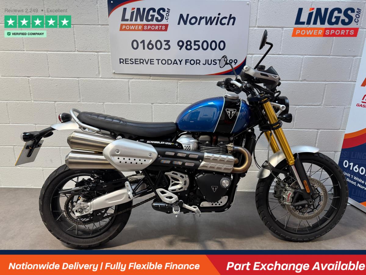 Used Triumph Scrambler 1200 XE for Sale Lings Powersports Norwich