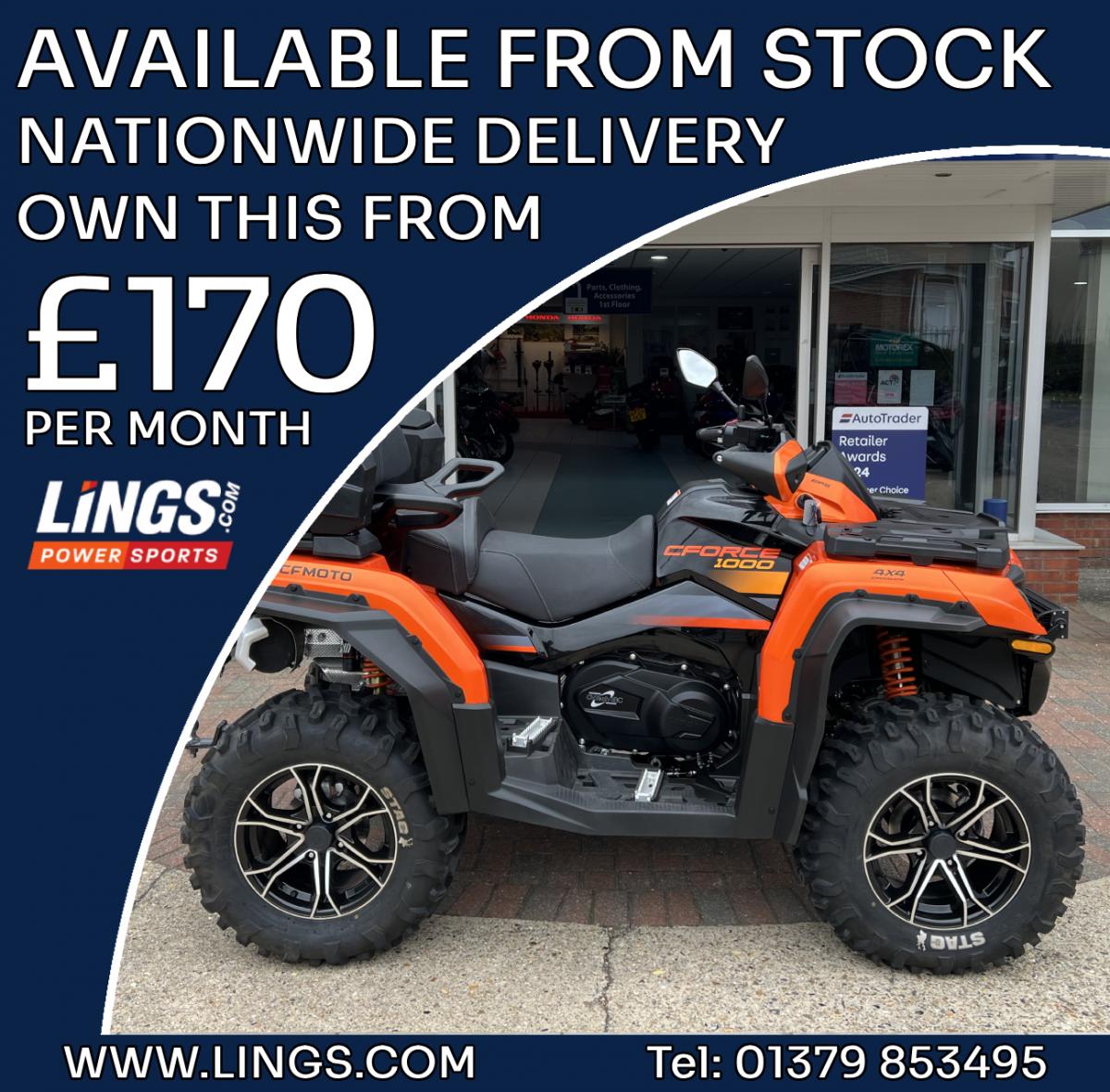 Used CFMOTO ATV CFORCE 1000 EPS for Sale Lings - Main Image